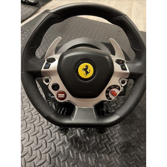 Rare Xbox Thrustmaster TX Ferrari 458 Italia Edition Wheel Only Great Conditon - Picture 1 of 8